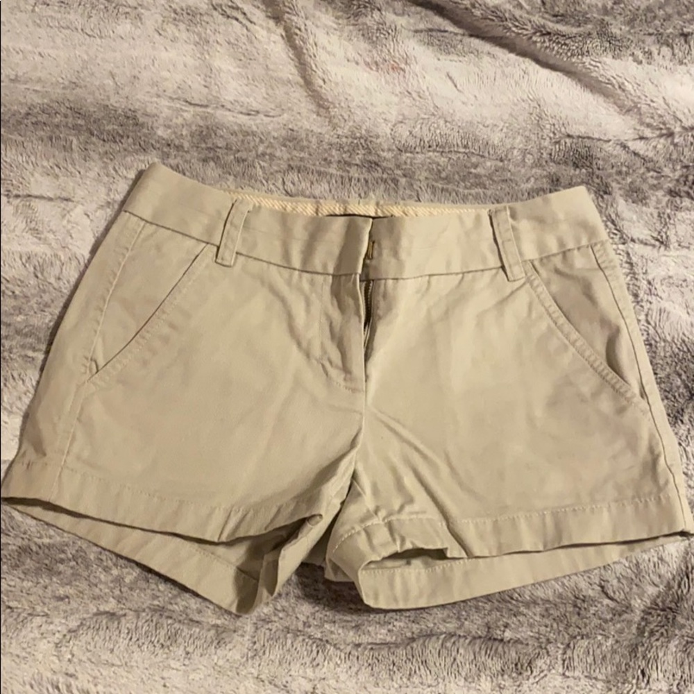 J. Crew 00 chino shorts in khaki